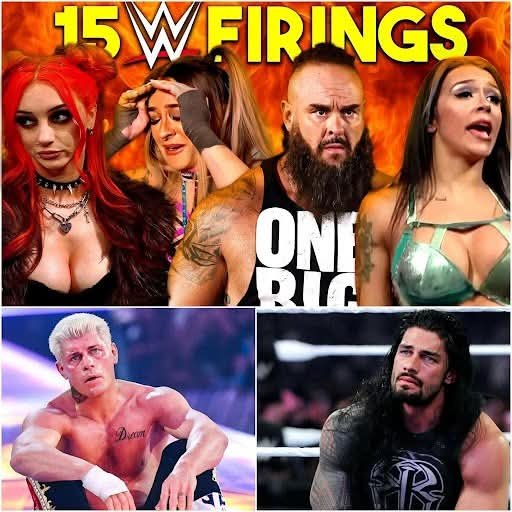 🔥 WWE SENDS SHOCKWAVES! 15 TOP SUPERSTARS AXED 😱 Who Will Be Next to Fall?! 🤯💥