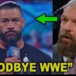 Roman Reigns Confirms WWE Departure In Emotional Goodbye — Triple H Reacts
