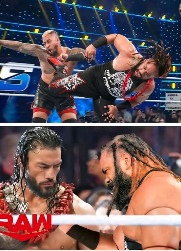 “The Empire Strikes Again: Roman Reigns Returns to WWE Raw, Jacob Fatu Shocks the World!”