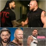 “Breaking News: WWE Stunned as Brock Lesnar Returns, Joins CM Punk and Roman Reigns to Destroy Paul Heyman”