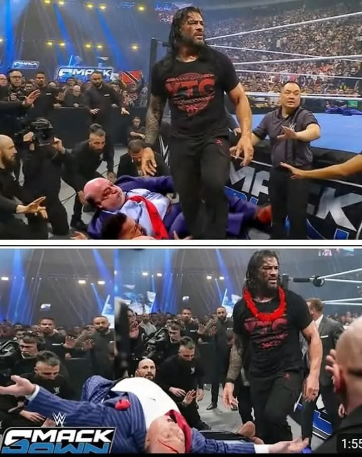 βOh OMG! The YTC Roman Reigns Returns to WWE SmackDown Live β Chaos Unleashed in Shocking Attack on Paul Heymanβ