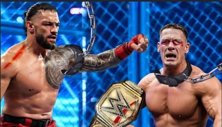 LEAKED: John Cena vs. Roman Reigns Stuns WWE Fans at SmackDown Live Event – Undisputed Title on the Line!