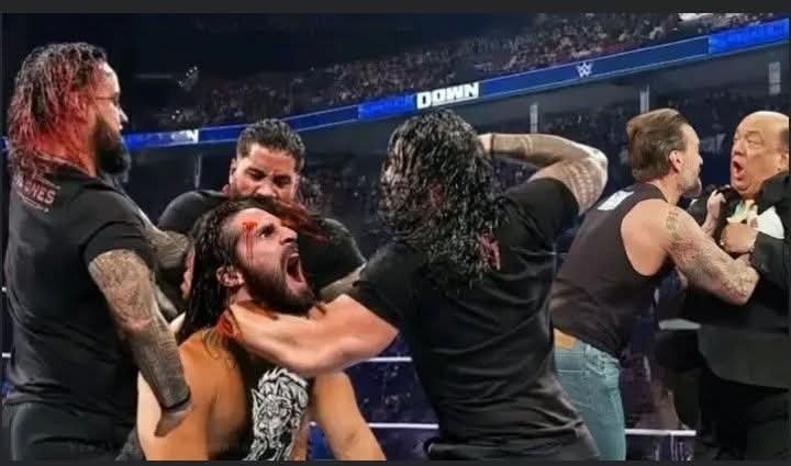 OMG! Shocking Turn of Events at WWE Live – Roman Reigns and CM Punk Brutally Assault Paul Heyman and Seth Rollins!