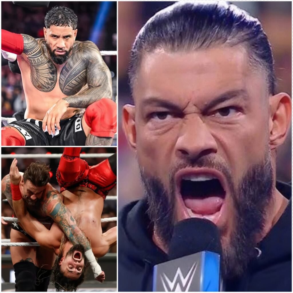 BIG JIMMY AND THE O.T.C. VISIT INJURED JEY USO BACKSTAGE AFTER SHOCK TITLE LOSS TO GUNTHER