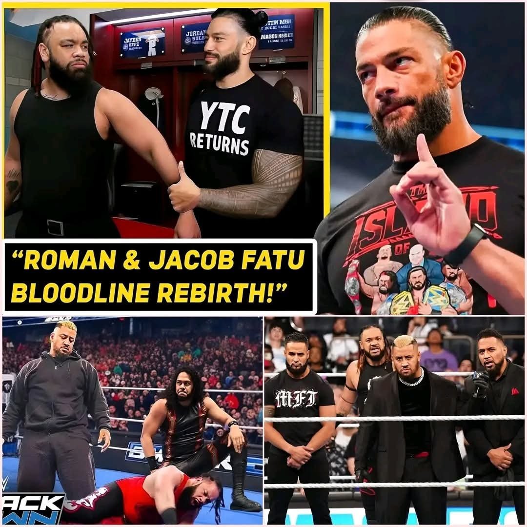 ROMAN REIGNS & JACOB FATU Reunite as the OG BLOODLINE to Battle Solo Sikoa & Seth Rollins Alliance