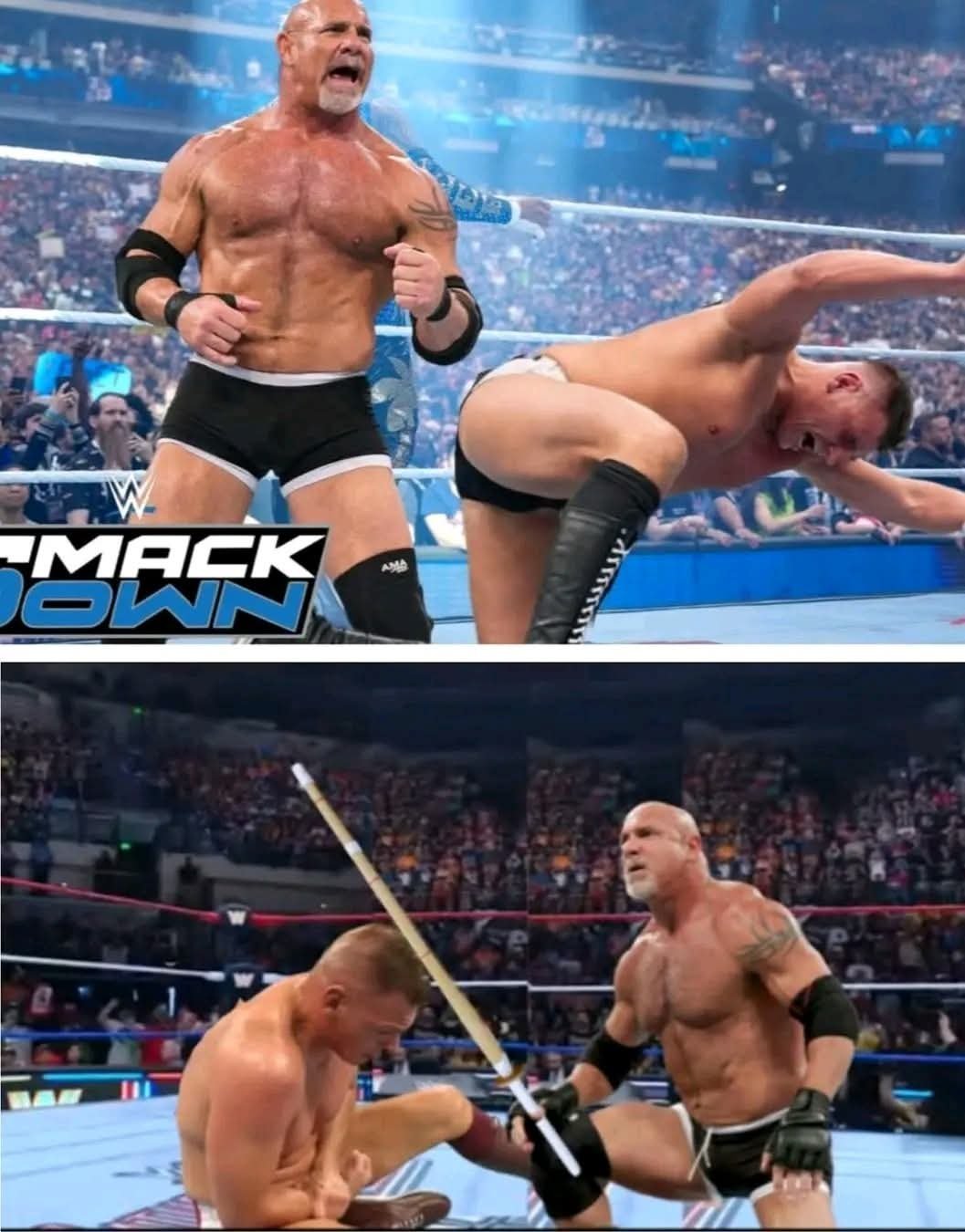 Finally! King Goldberg Destroys World Heavyweight Champion Gunther on WWE SmackDown
