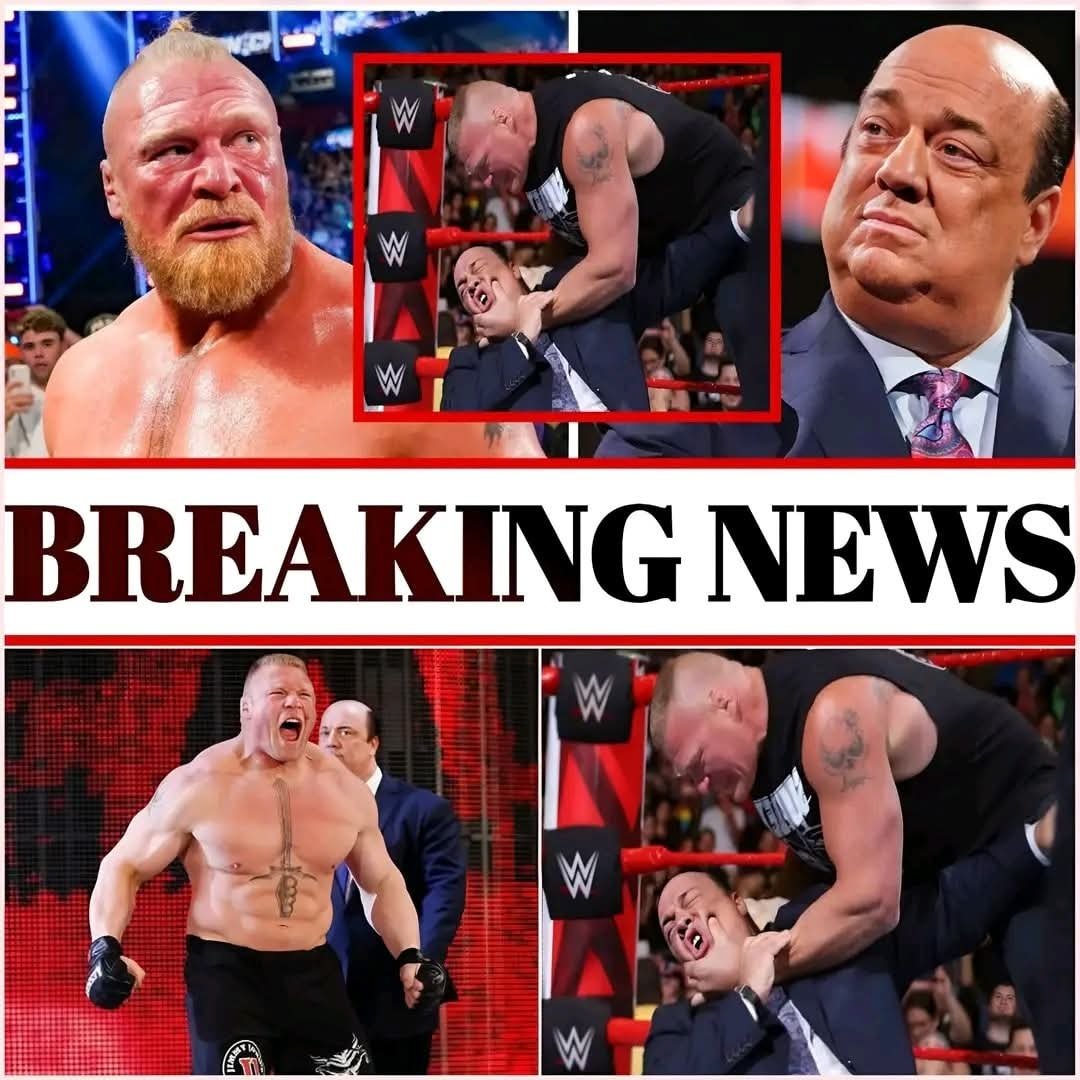 BREAKING NEWS: Brock Lesnar Returns and Shocks WWE Universe by Attacking Paul Heyman – The Shocking Reason Revealed!