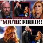 FIRED‼️ Triple H Fires Becky Lynch Days Before Her Contract Expires – You Won’t Believe This! 😱😱