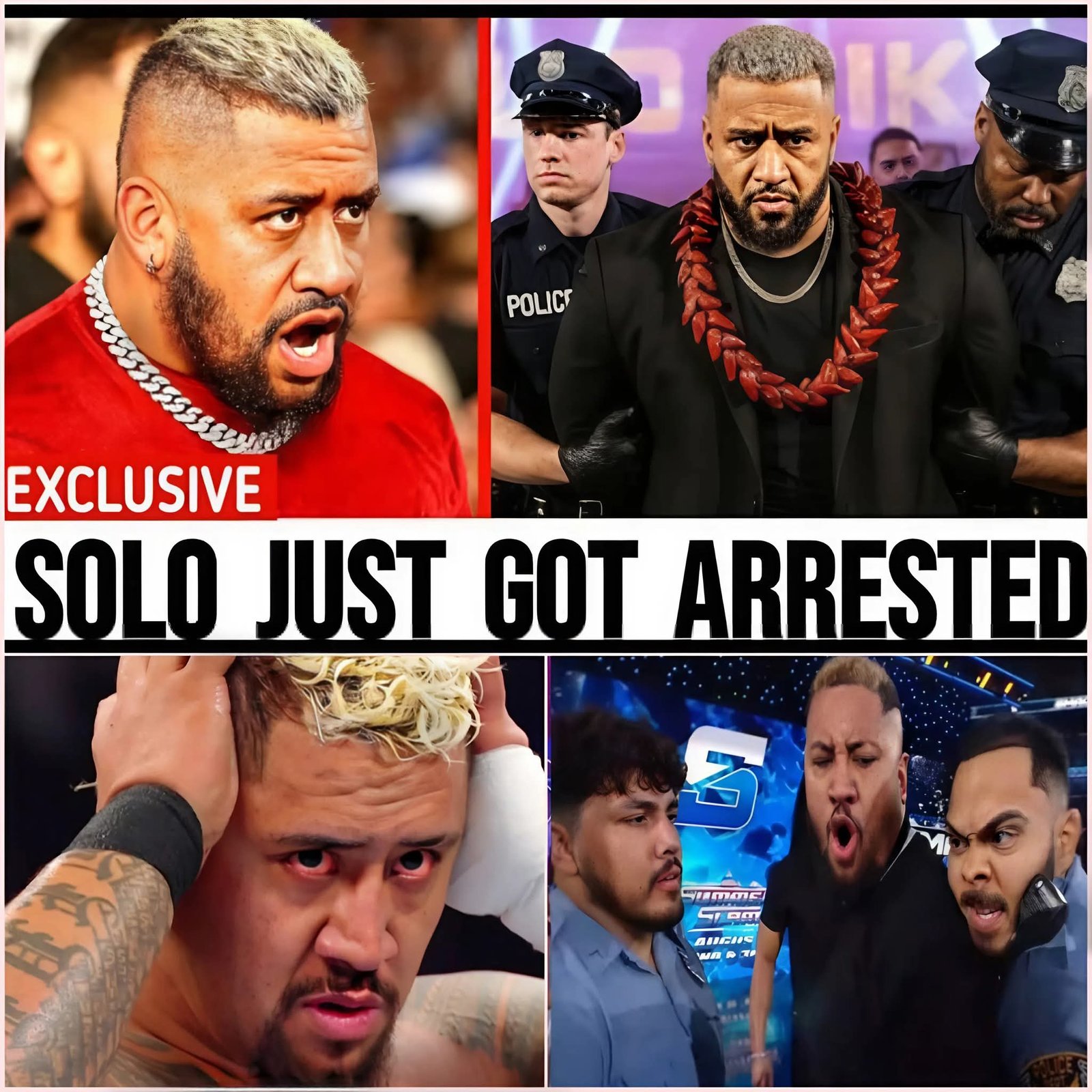 SHOCKING TWIST: Solo Sikoa ARRESTED Live on SmackDown! 😱