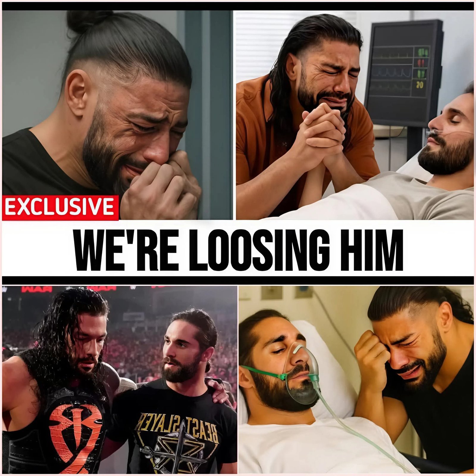 HEARTBREAKING WWE EMERGENCY: SETH ROLLINS SUFFERS OVERDOSE, ROMAN REIGNS RUSHES TO HIS SIDE IN CALIFORNIA