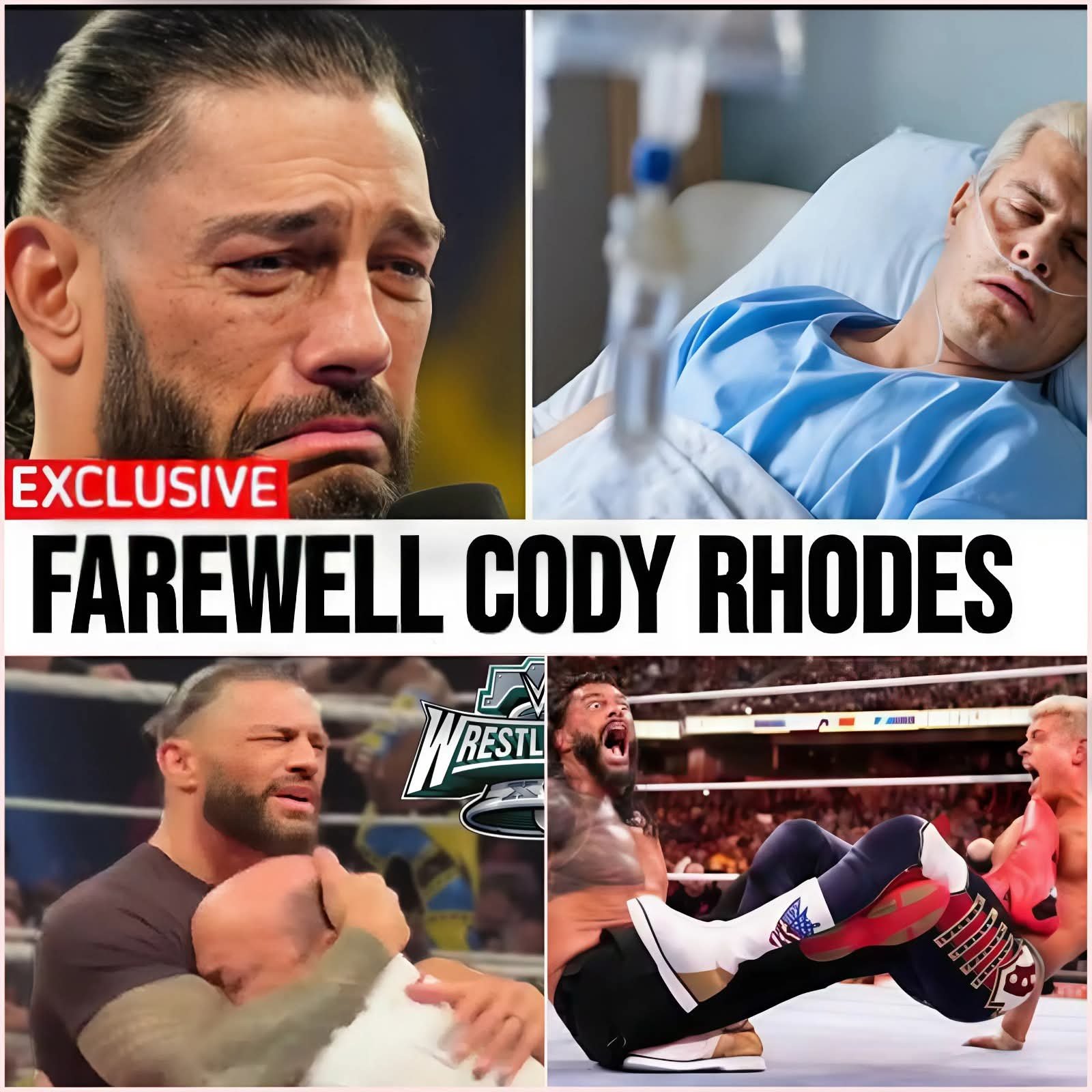 HEARTBREAKING! ROMAN REIGNS IN TEARS AFTER THE SUDDEN DEATH OF CODY RHODES