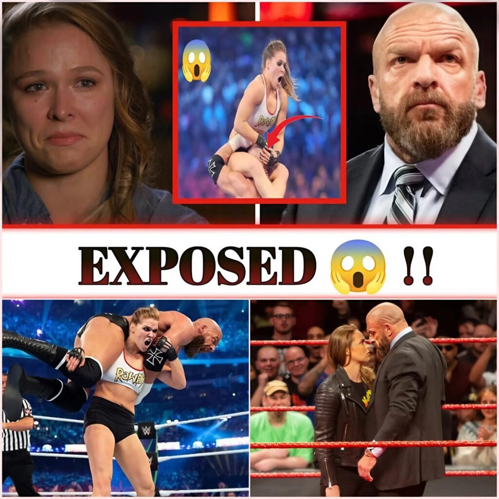 EMBARRASSING !! TRIPLE H HUMILIATES HIMSELF IN BIZARRE SEGMENT WITH RONDA ROUSEY ON LIVE TV : FANS LEFT IN DISBELIEF 😱