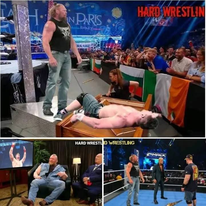 Brock Lesnar Shocks the WWE Universe by Betraying John Cena at SmackDown Live Event