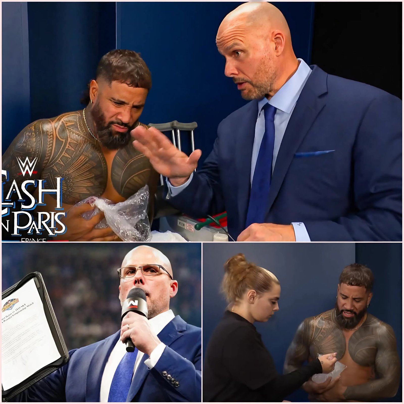 Jey Uso Sends Emotional Message to Adam Pearce Before Title Match