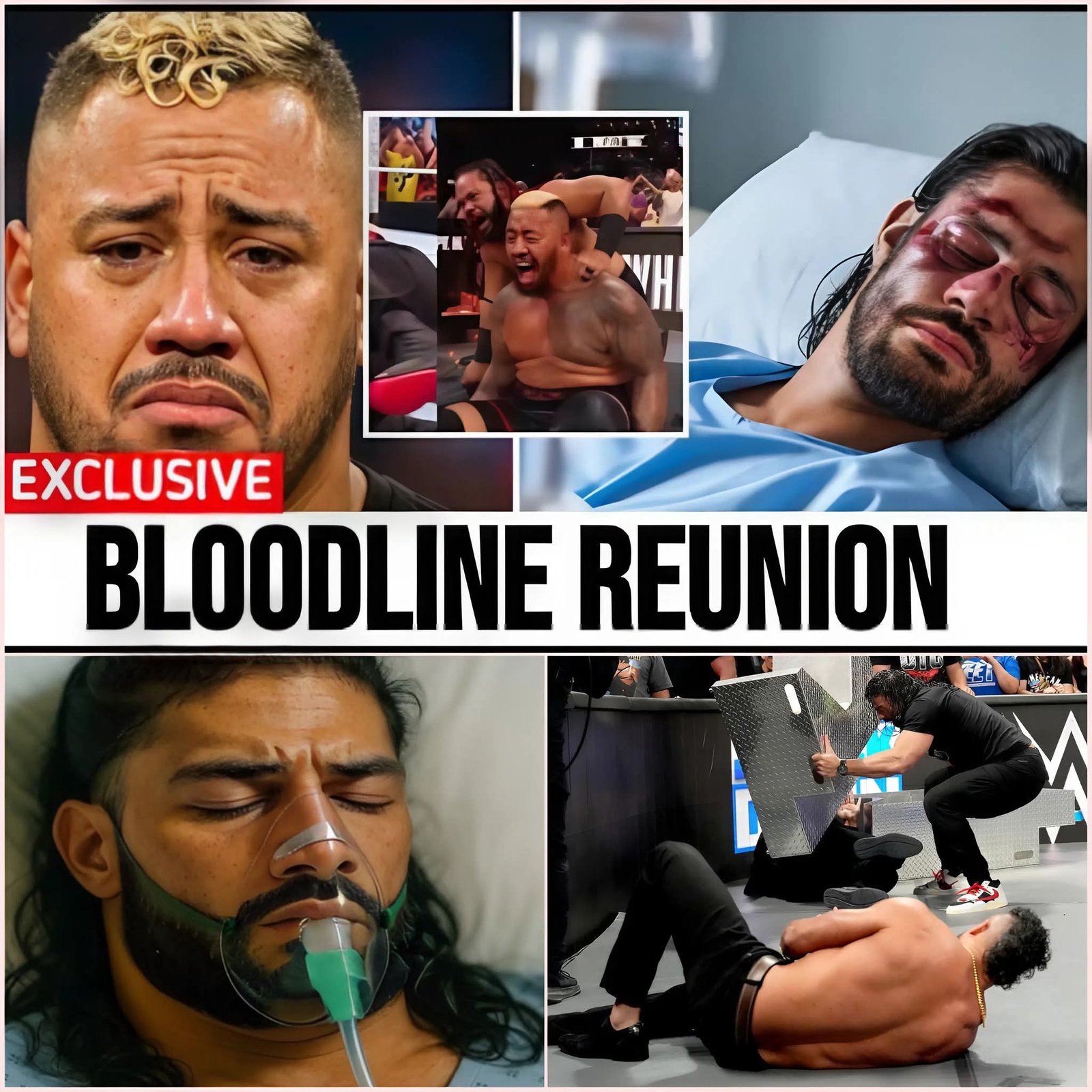 Solo Sikoa Sheds Tears After Roman Reigns Was Rushed to the Hospital in Critical Condition