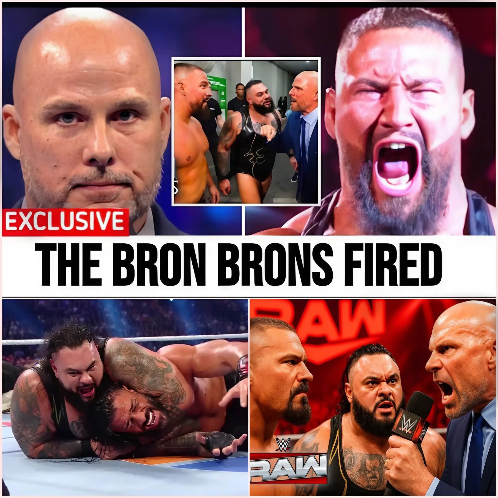 Adam Pearce Kicks Out Bron Breakker & Bronson Reed After Dangerous Attack on Roman Reigns
