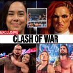 MAYHEM UNFOLDING! AJ LEE TAKES BECKY LYNCH DOWN AFTER BRUTAL ASSAULT ON CM PUNK AT CLASH IN PARIS