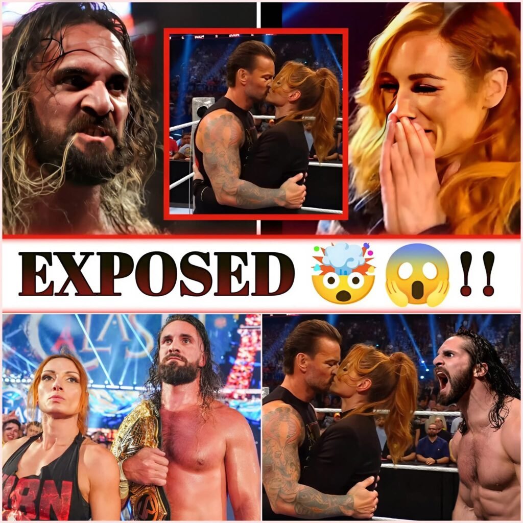 CHEAT!! Seth Rollins Goes Crazy as Becky Lynch & CM Punk “Cheating Videos” Rock WWE Universe