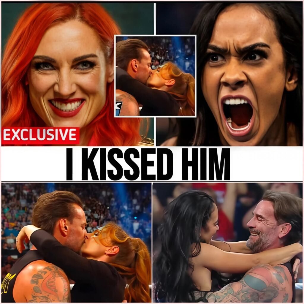 CM Punk Stuns Everyone by Kissing Becky Lynch – AJ Lee Left Speechless