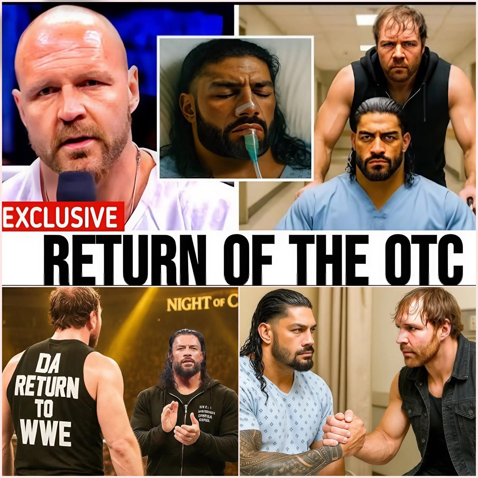 Jon Moxley Finally Returns with Roman Reigns from Hospital After Fatal Injury Amid Clash in Paris