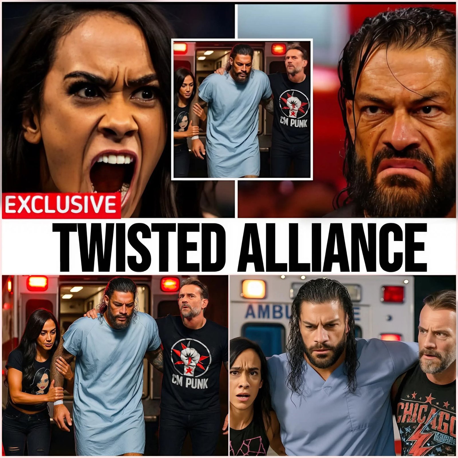 AJ Lee Stuns WWE Universe, Returns on RAW With Roman Reigns in an Ambulance