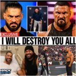 Roman Reigns Makes Shocking Entrance on Crutches as He Confronts Bron Breakker on RAW