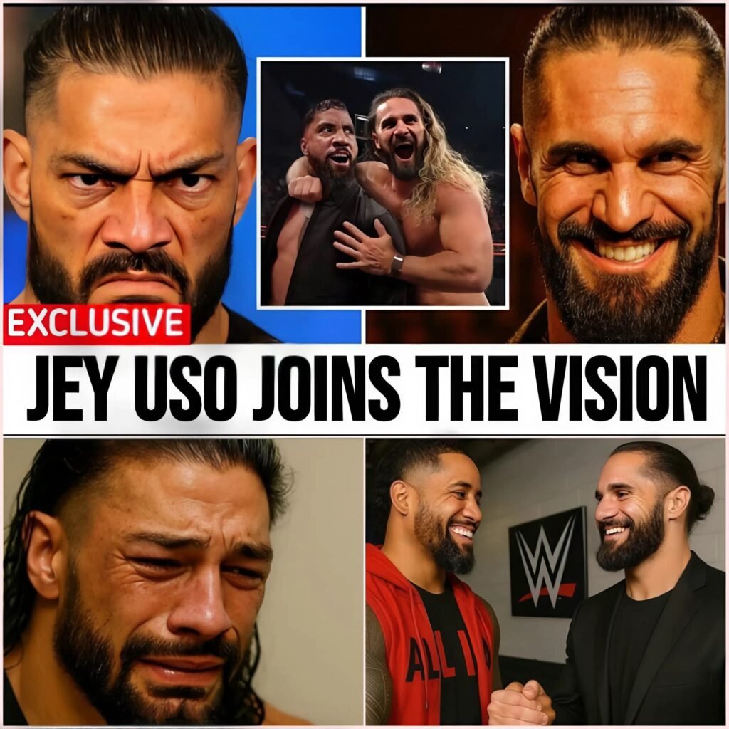 Jey Uso Betrays The Bloodline by Joining Seth Rollins’ “The Vision”