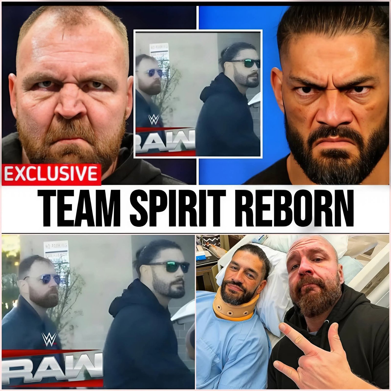 LEAKED FOOTAGE OF JON MOXLEY AND ROMAN REIGNS SEEN ENTERING THE BUILDING TOGETHER 😱😱😱