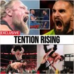 Brutal Confrontation Between Brock Lesnar and Seth Rollins at Monday Night Main Event