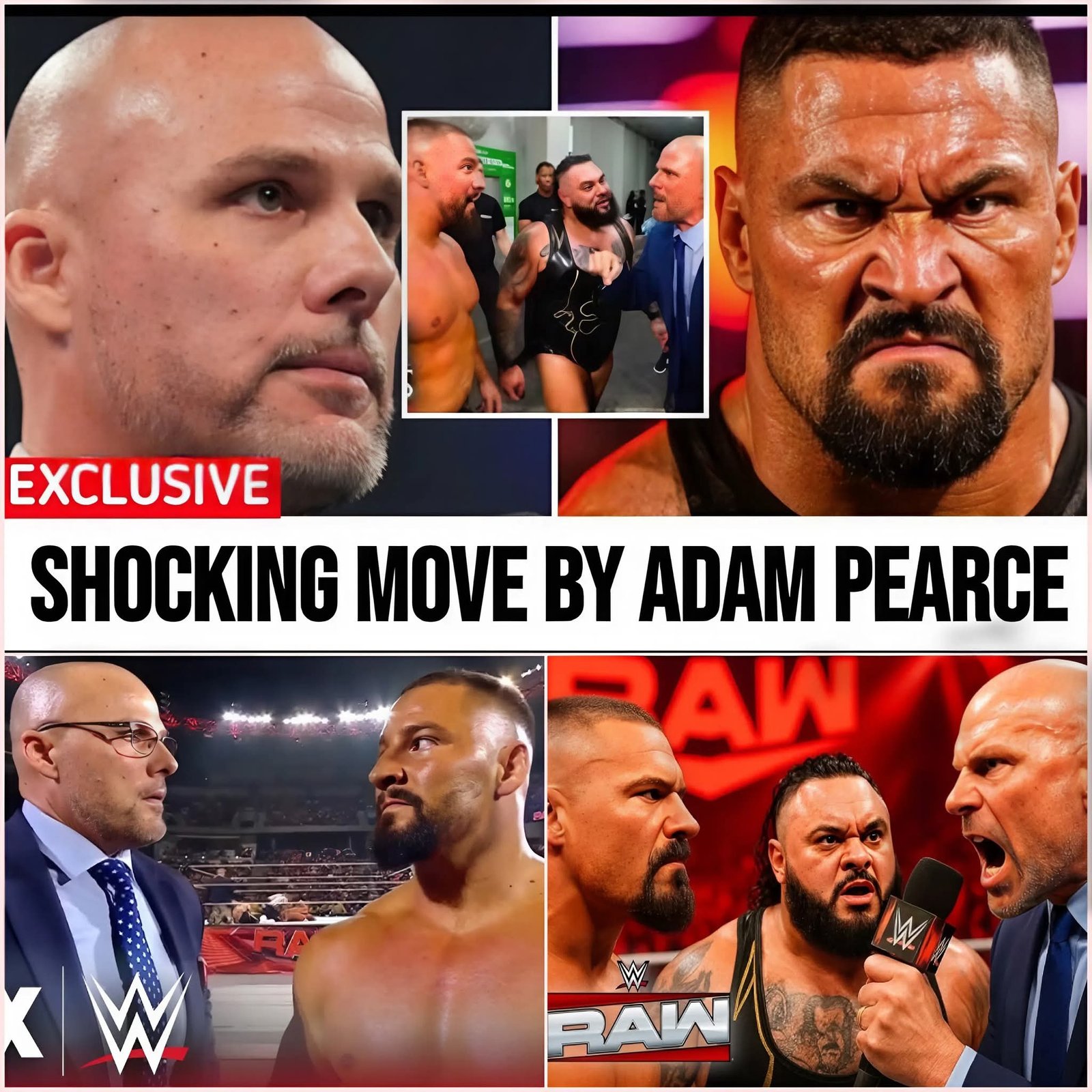 ADAM PEARCE BREAKS SILENCE & FIRES BRON BREAKKER & BRONSON REED AFTER CRUEL ATTACK ON ROMAN REIGNS