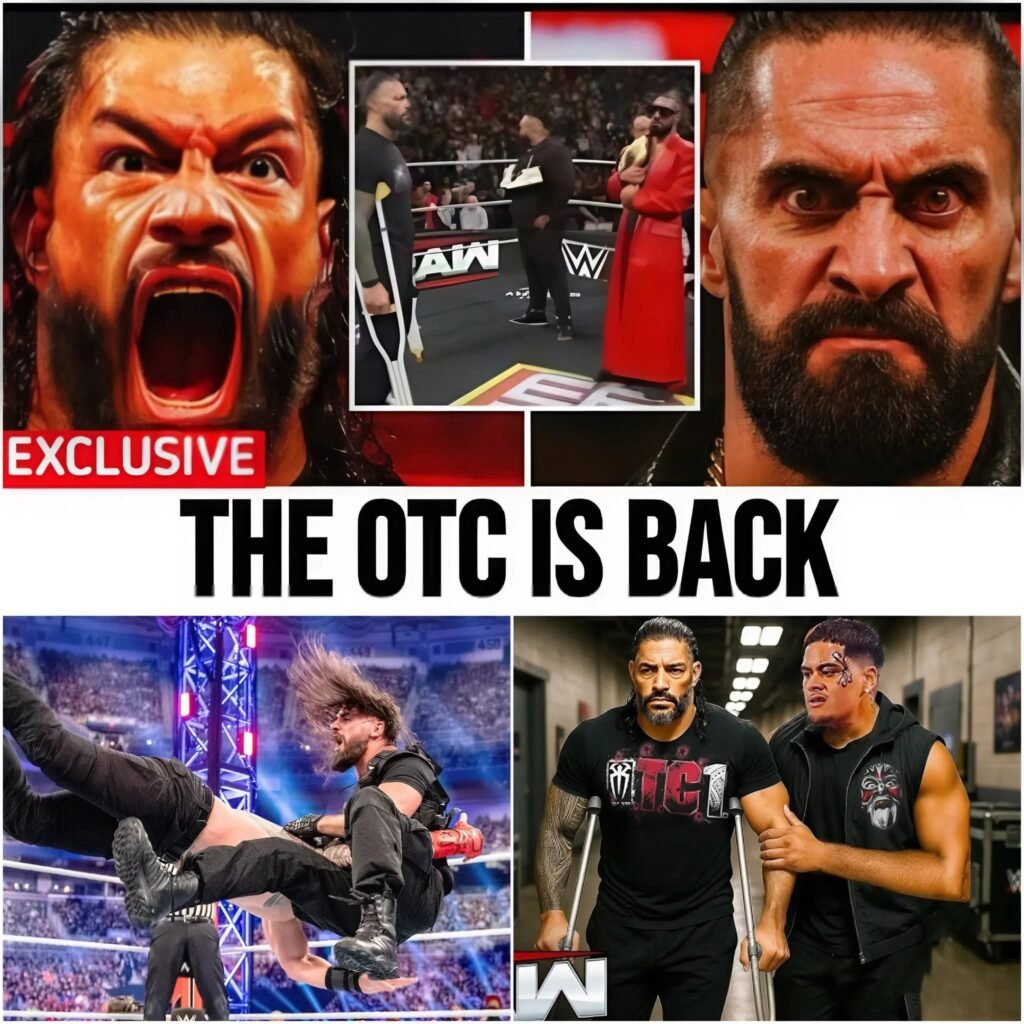 Roman Reigns Makes Shocking Comeback on Walking Stick and Confronts Seth Rollins on WWE RAW