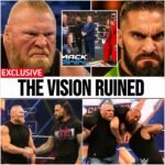 Brock Lesnar Brutally Confronts Seth Rollins and The Vision at WWE SmackDown