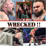 MASSIVE BEATDOWN!! THE BEAST BROCK LESNAR DESTROYS BRONSON REED IN THIS EPIC BACKSTAGE ATTACK 🤯