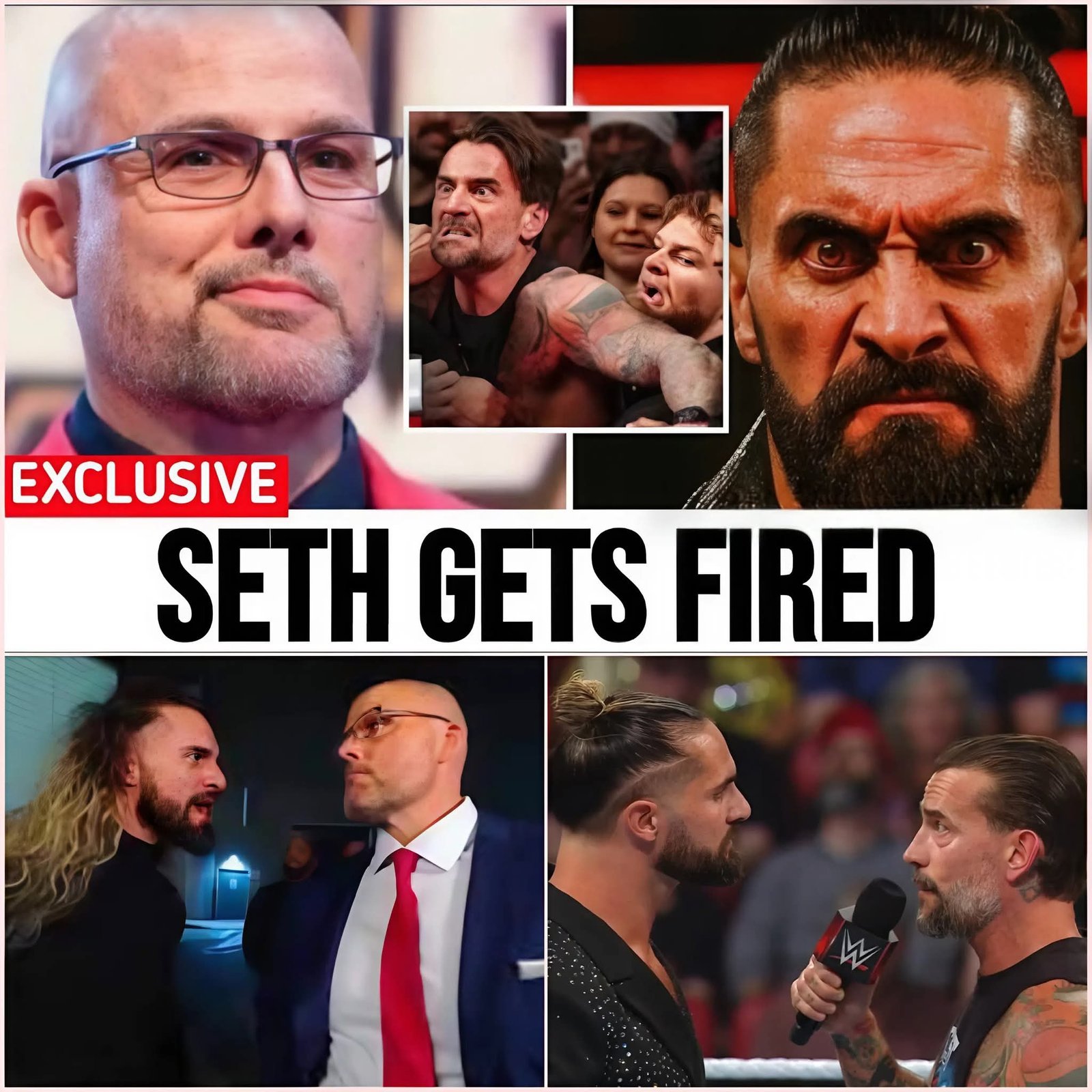 SHOCKING! Adam Pearce Fires Seth Rollins After Brutal Attack on CM Punk