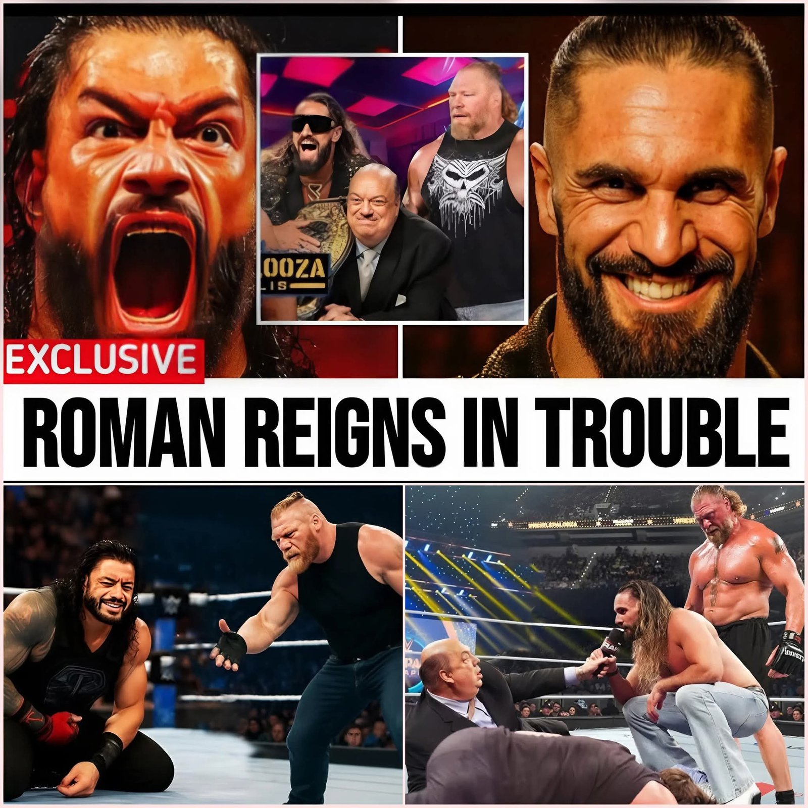 THE ULTIMATE ALLIANCE IS FORGED! HEYMAN, LESNAR & ROLLINS UNITE AT WRESTLEPALOOZA 2025 AS ONE