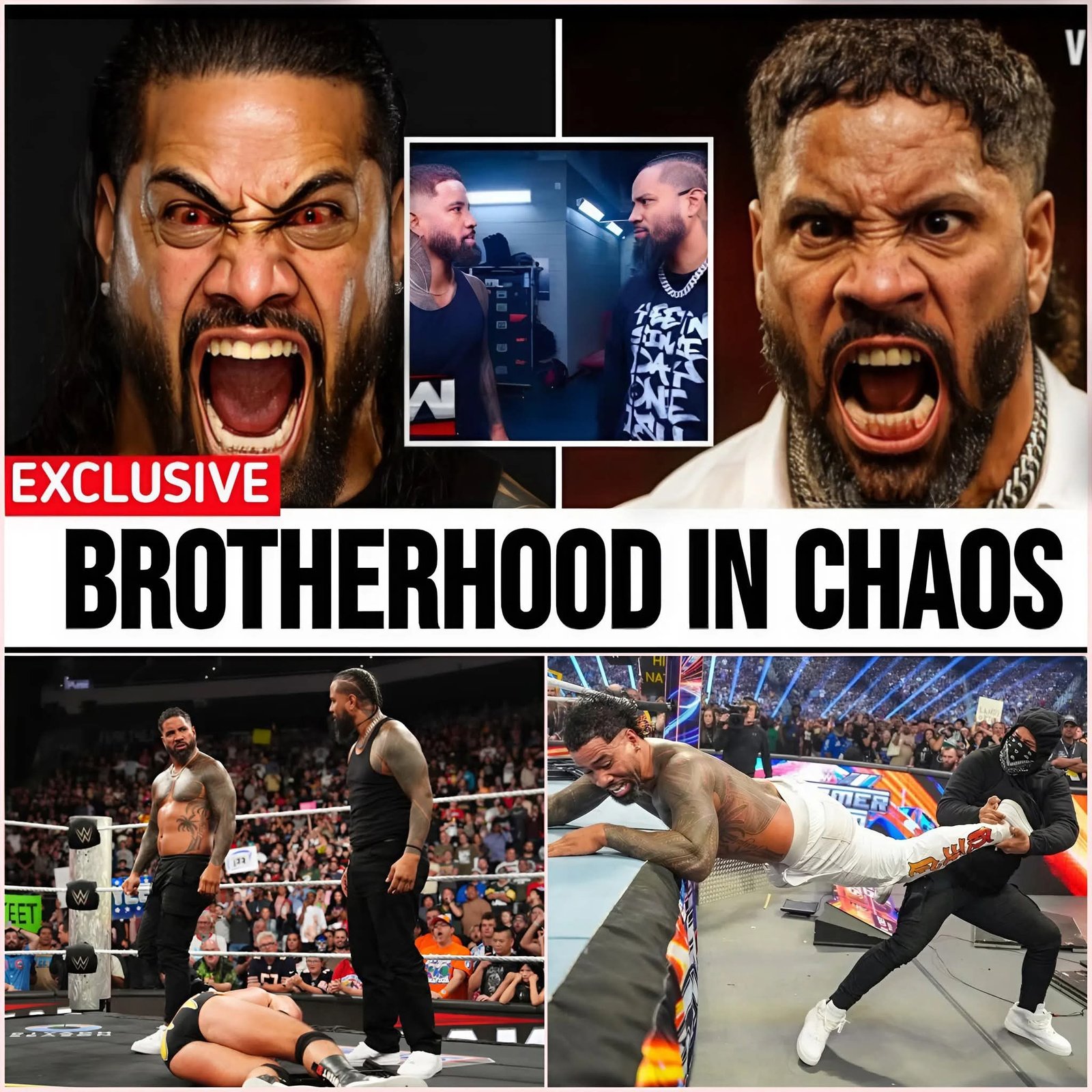 JIMMY & JEY USO SHOCKING CLASH BACKSTAGE AFTER WRESTLEPALOOZA LOSS AT WWE RAW TO THE BRONS