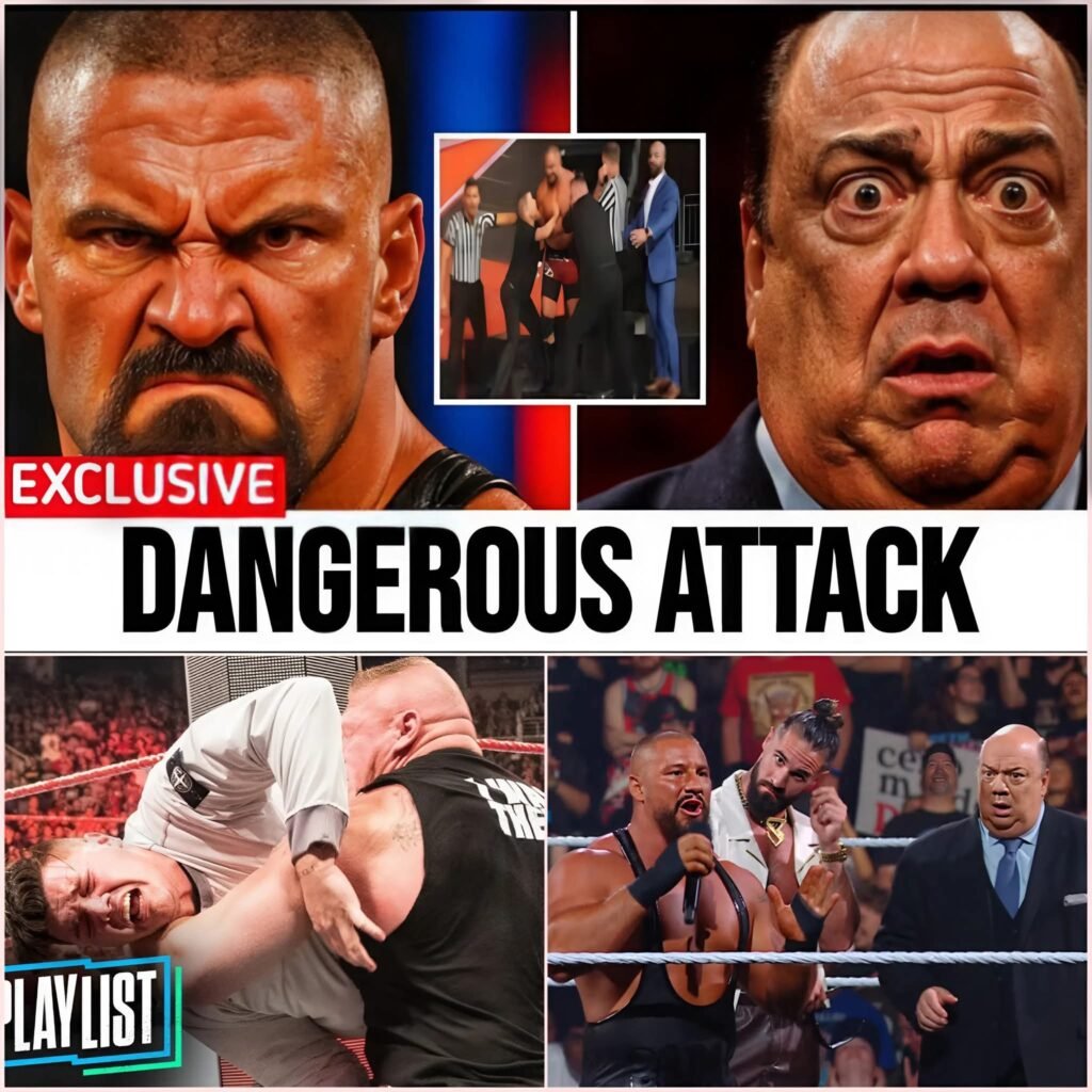 Bron Breakker Nearly Cuts Paul Heyman in Half with Devastating Spear on WWE Raw