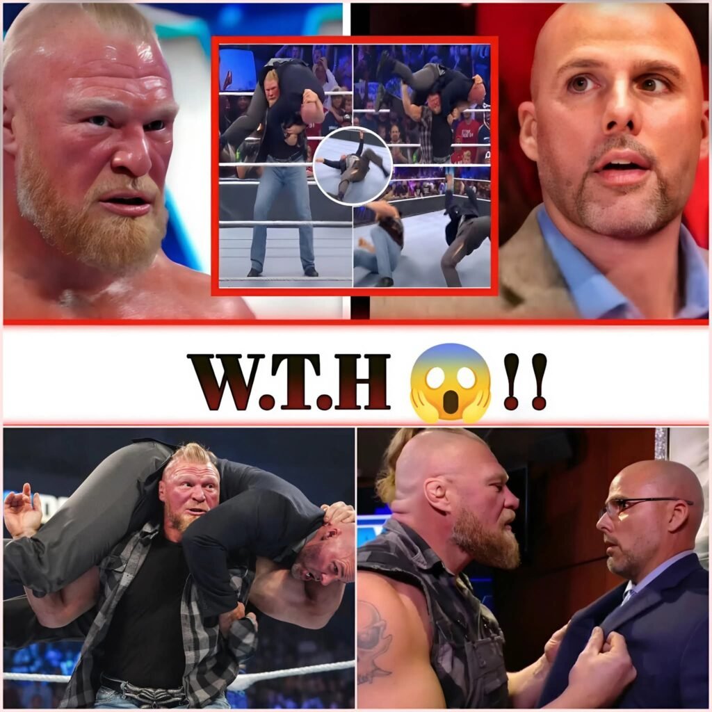 Brock Lesnar Stuns WWE Universe: Declares Shocking Statement After Vicious Attack on Adam Pearce