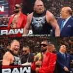 The Beast” Brock Lesnar Returns in Electrifying Face-Off with Seth Rollins & The Vision