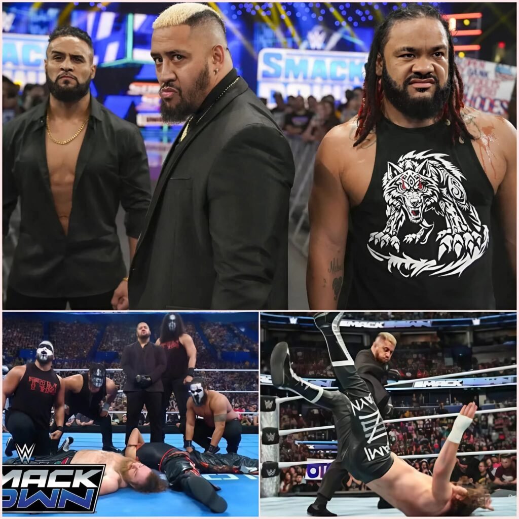 BLOODLINE REBIRTH! SOLO SIKOA & TAMA TONGA BRUTALLY ATTACK SAMI ZAYN & SHINSUKE NAKAMURA