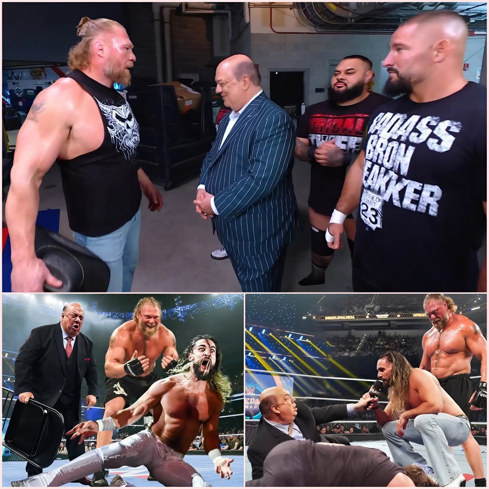 Paul Heyman Shocks WWE Raw by Asking Brock Lesnar to Lead The Vision After Betraying Seth Rollins