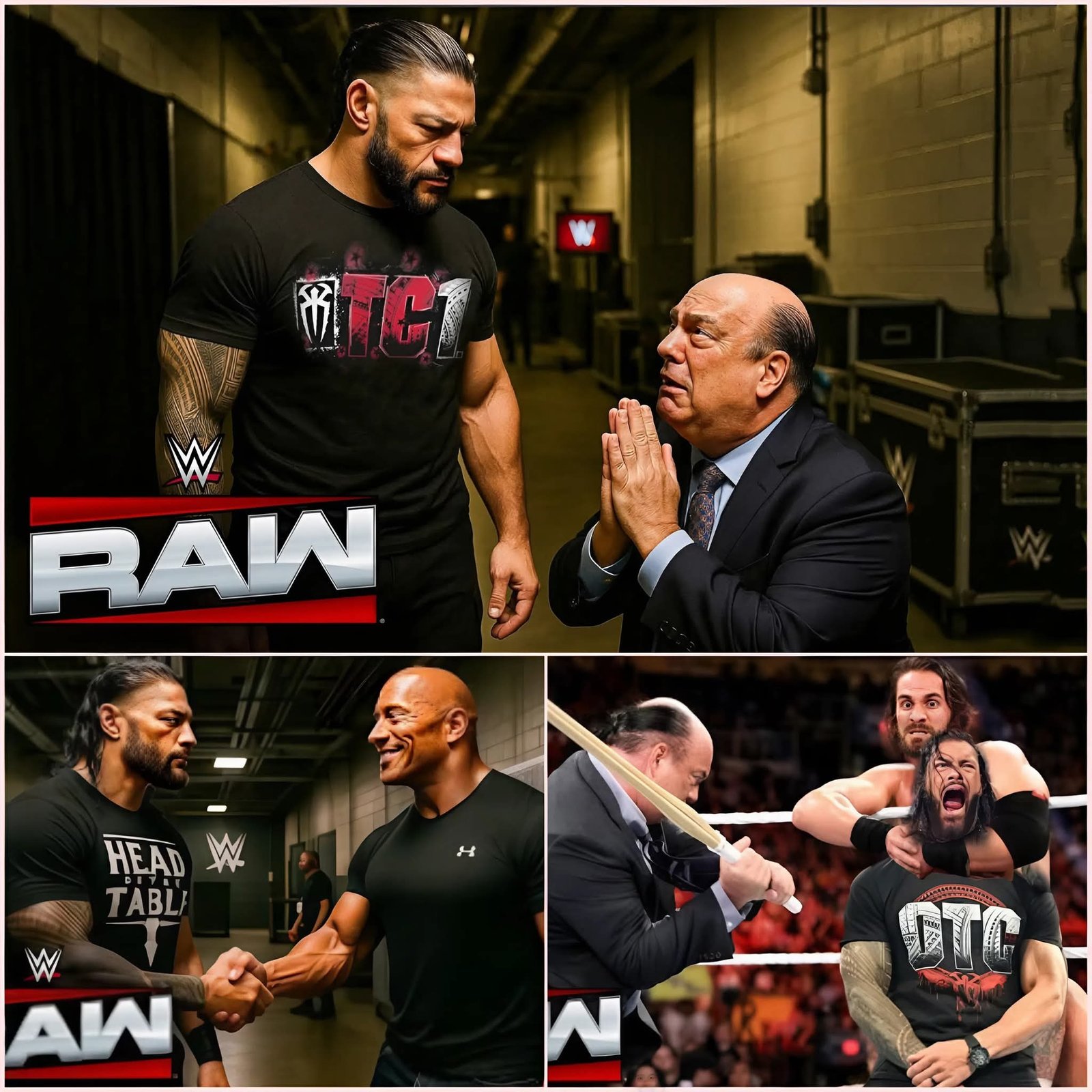 Roman Reigns Blasts Paul Heyman After The Vision Betrayal of Seth Rollins on WWE Raw