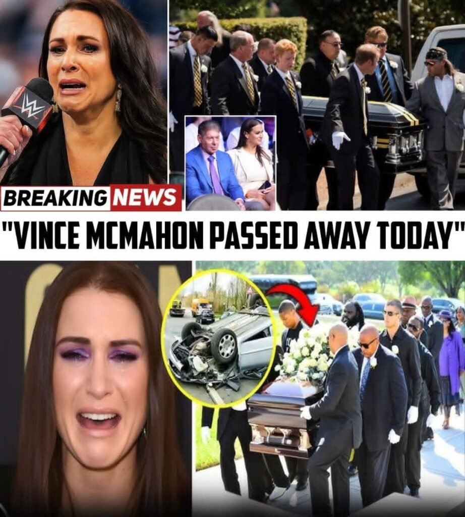 WWE Universe EXPLODES as Stephanie McMahon Breaks Down Following Vince McMahon’s Shocking Car Crash💔😭😱