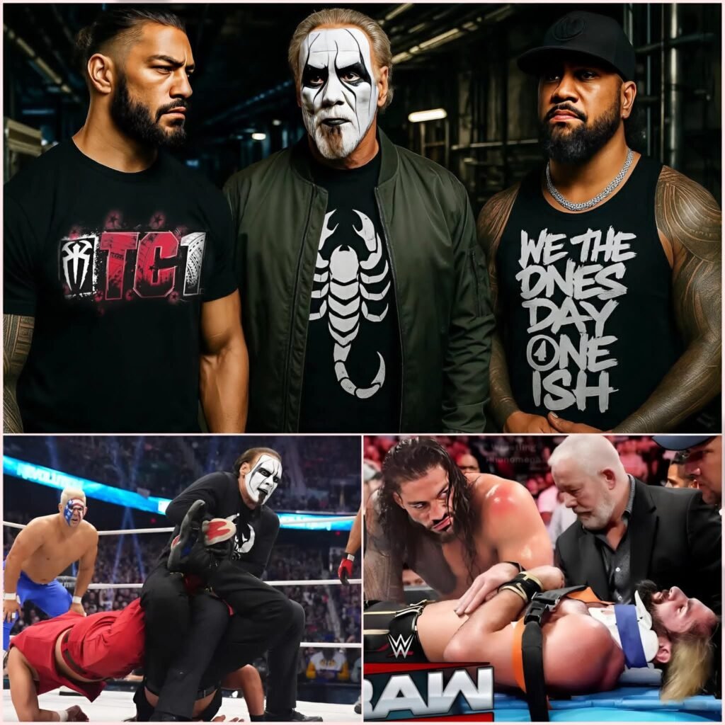“The Return of the Legend: Roman Reigns BRINGS Back Sting for REVENGE Against Seth Rollins”