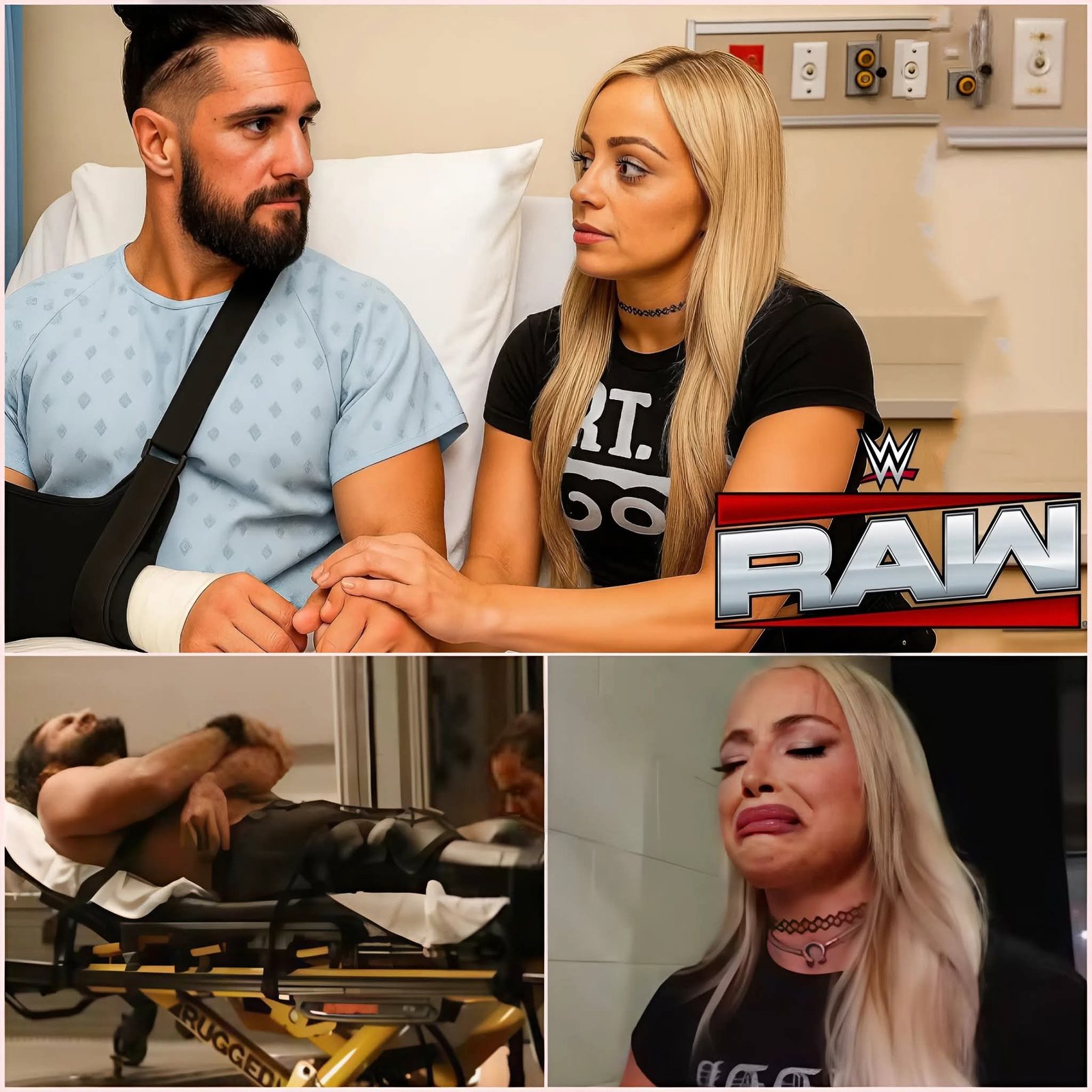 The Dramatic Return: Liv Morgan Visits Seth Rollins After Shocking Betrayal and Injury on WWE Raw 😱😭