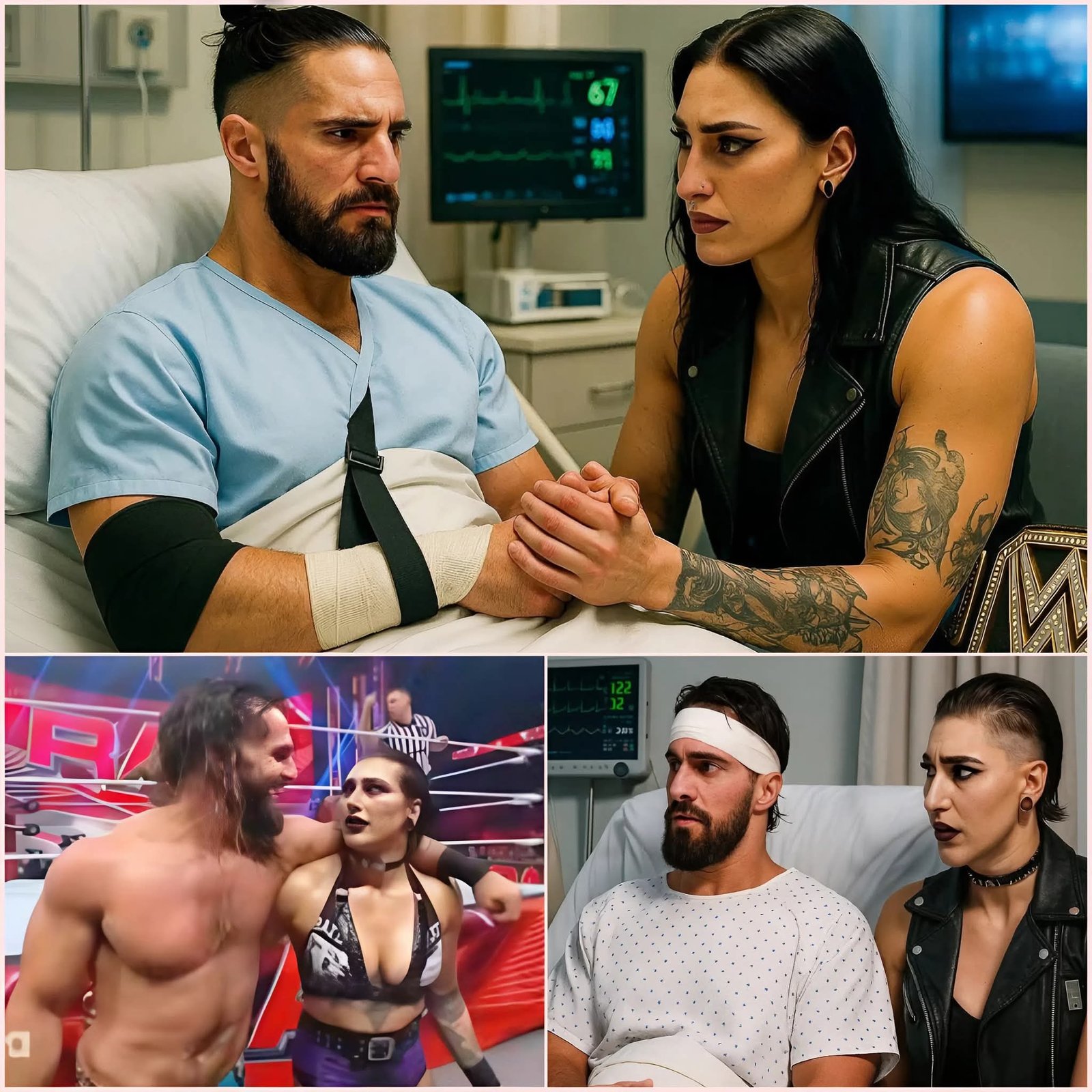 Rhea Ripley’s Emotional Hospital Visit to Seth Rollins After the Stunning Betrayal