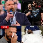 TRAGEDY STRIKES! ROMAN REIGNS IN TEARS AS TRIPLE H ANNOUNCES THE “PASSING” OF SETH ROLLINS 😭💔