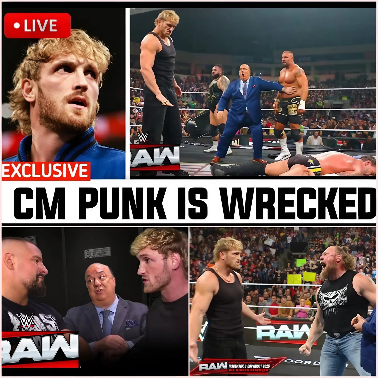 WWE IN SHOCK AS LOGAN PAUL JOINS THE VISION AFTER HIS BRUTAL ATTACK ON CM PUNK 😱🔥