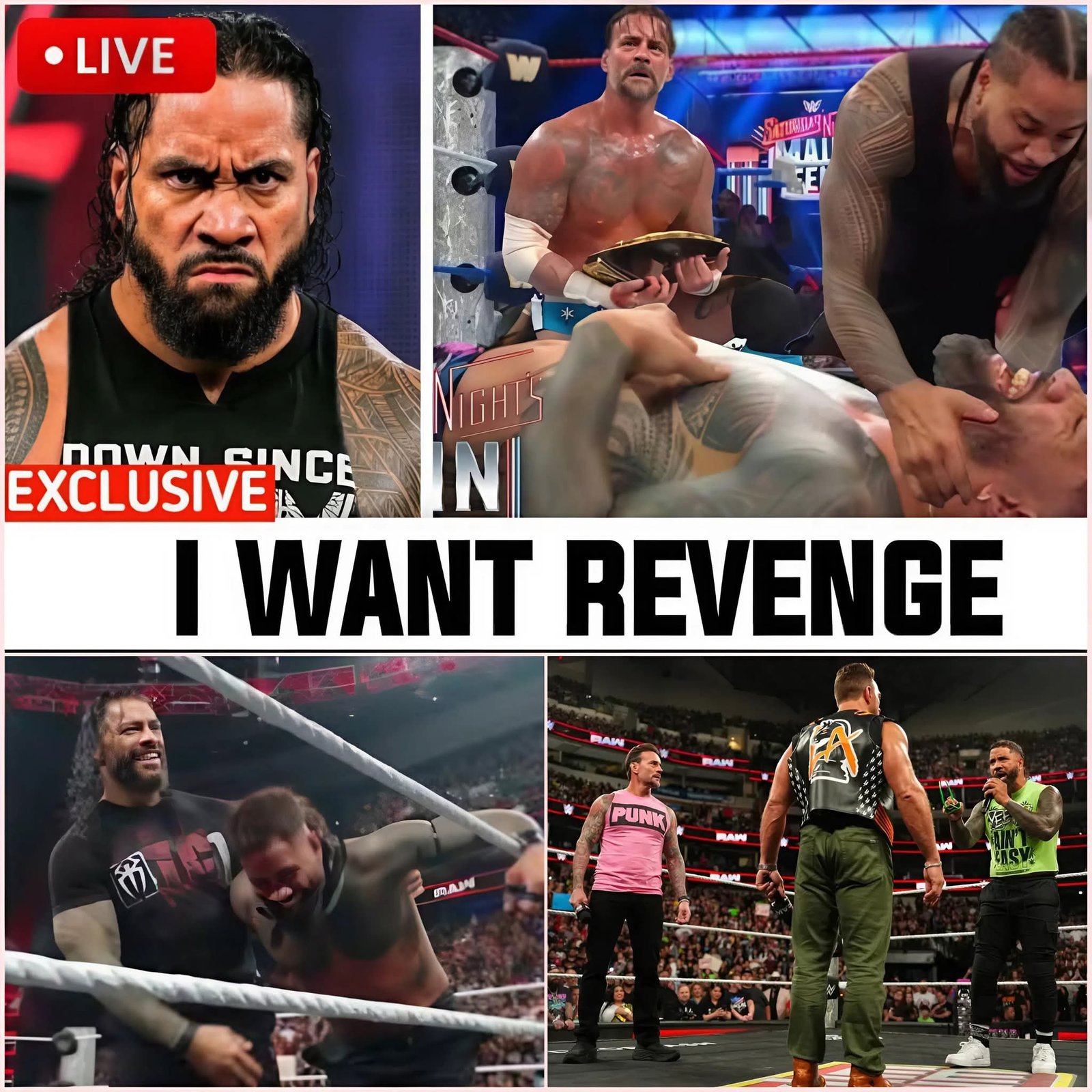 JEY USO SHOCKS THE WWE UNIVERSE BY JOINING THE VISION AFTER LOSING TO CM PUNK ON SATURDAY NIGHT MAIN EVENT 😱🔥