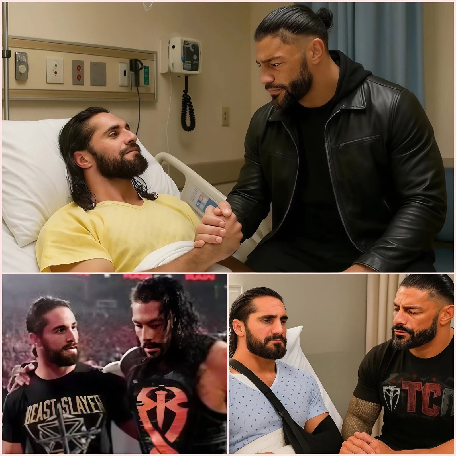 Roman Reigns Furious After Jon Moxley Visits Injured Seth Rollins in Hospital, Sending WWE Into Panic Mode! đ±đ„